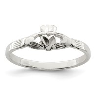 Sterling Silver Claddagh Ring view 1