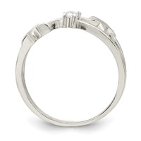 Sterling Silver CZ Star Ring view 2