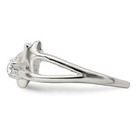 Sterling Silver CZ Star Ring view 3