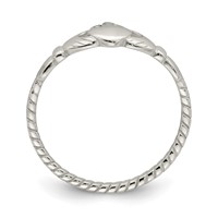 Sterling Silver Claddagh Ring view 2