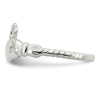 Sterling Silver Claddagh Ring view 4
