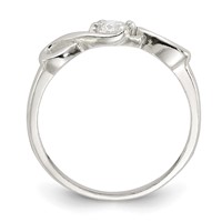 Sterling Silver CZ Ring view 2