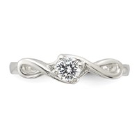 Sterling Silver CZ Ring view 5