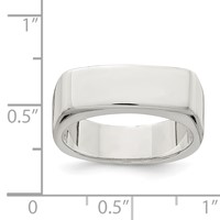 Sterling Silver Signet Ring view 3