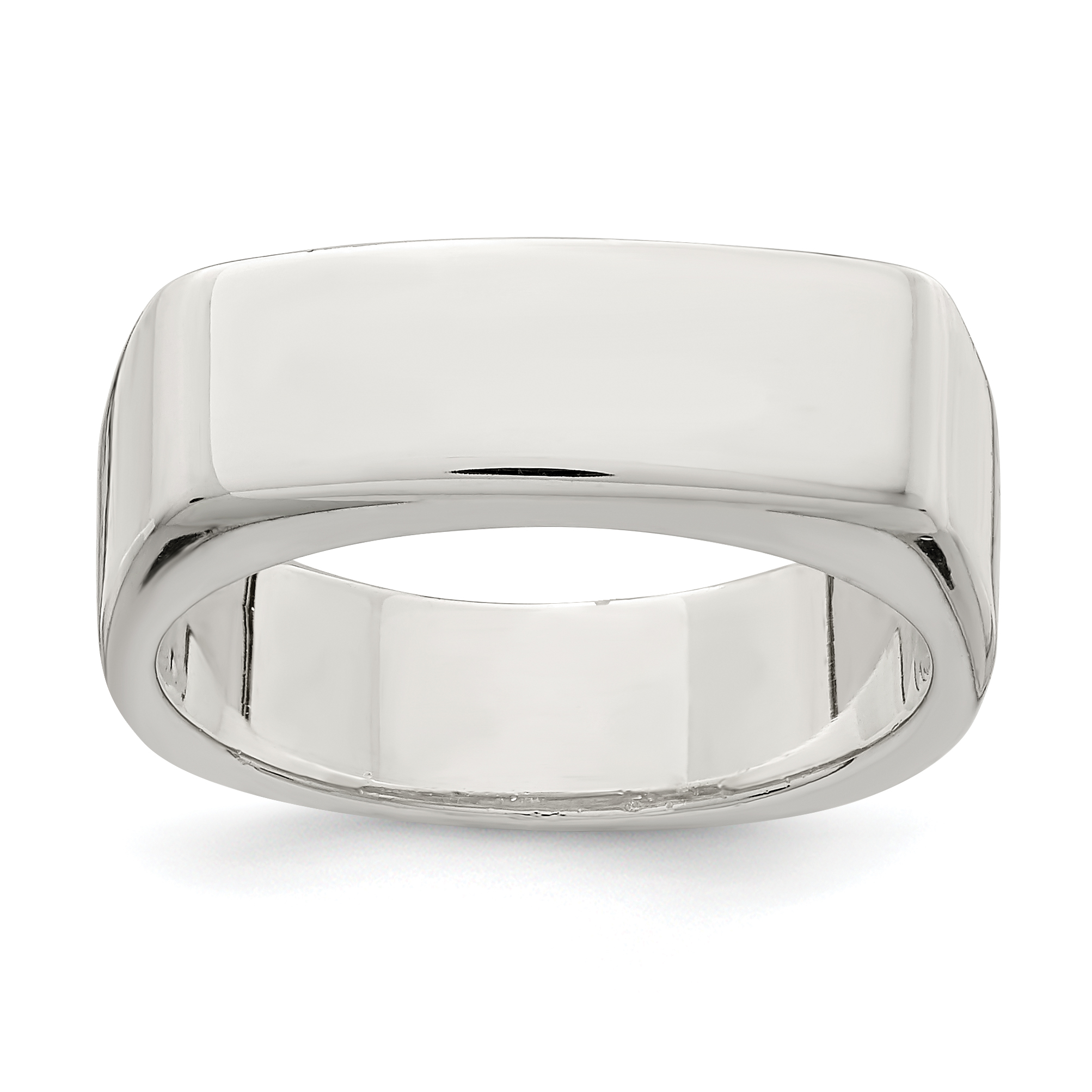 Sterling Silver Signet Ring (QR2419-6)