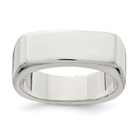 Sterling Silver Signet Ring view 1