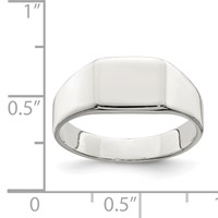Sterling Silver Signet Ring view 3
