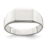 Sterling Silver Signet Ring view 1