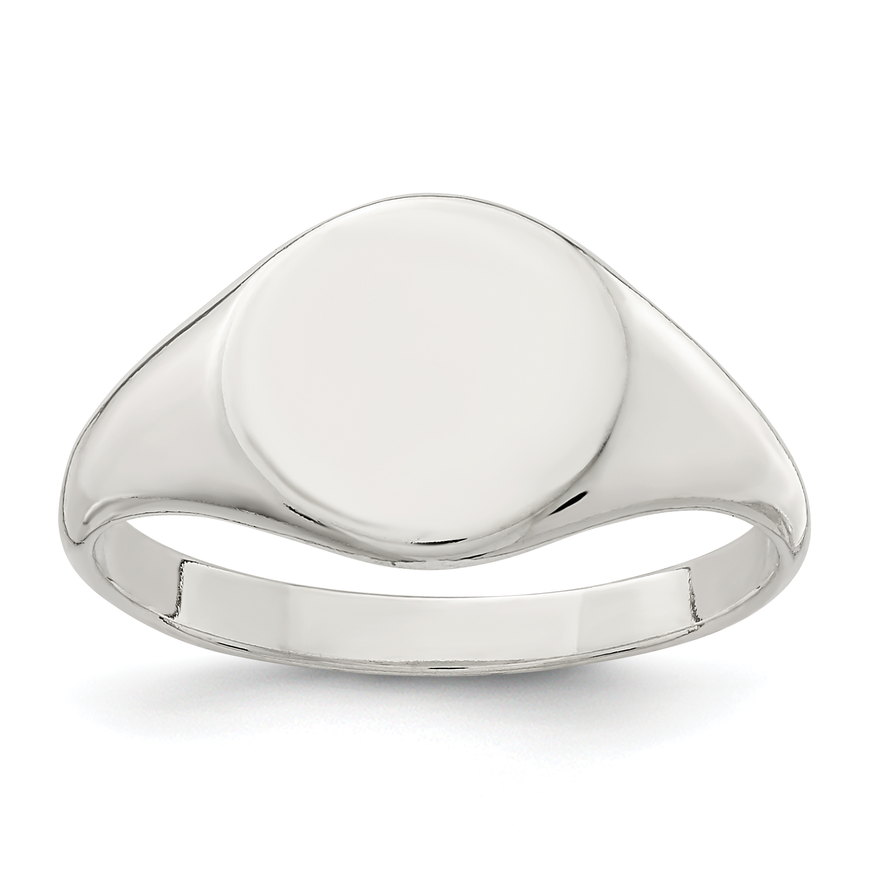 Sterling Silver Signet Ring (QR2426-7)