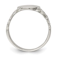 Sterling Silver Signet Ring view 2