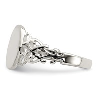 Sterling Silver Signet Ring view 4