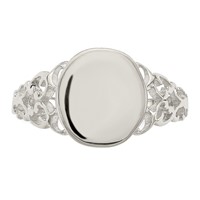 Sterling Silver Signet Ring view 5
