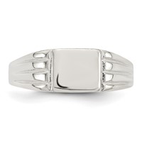 Sterling Silver Signet Ring view 5