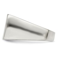Sterling Silver 12x14mm Closed Back Signet Ring view 3