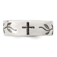 Sterling Silver Cross Design Ring view 5