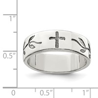 Sterling Silver Cross Design Ring view 3