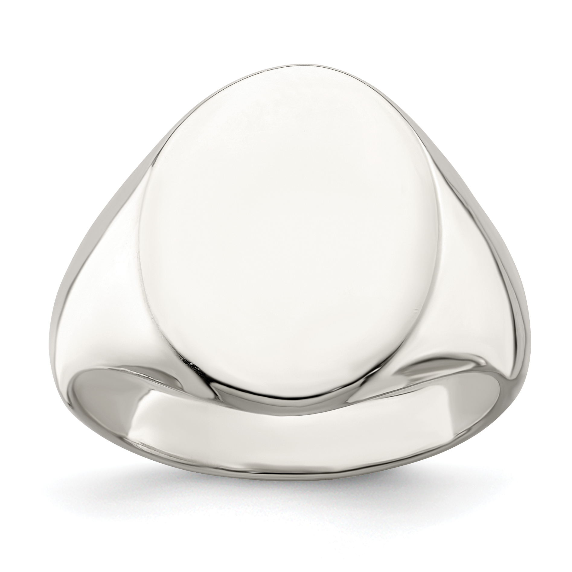 Sterling Silver Signet Ring (QR2470-6)