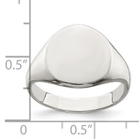 Sterling Silver Signet Ring view 3