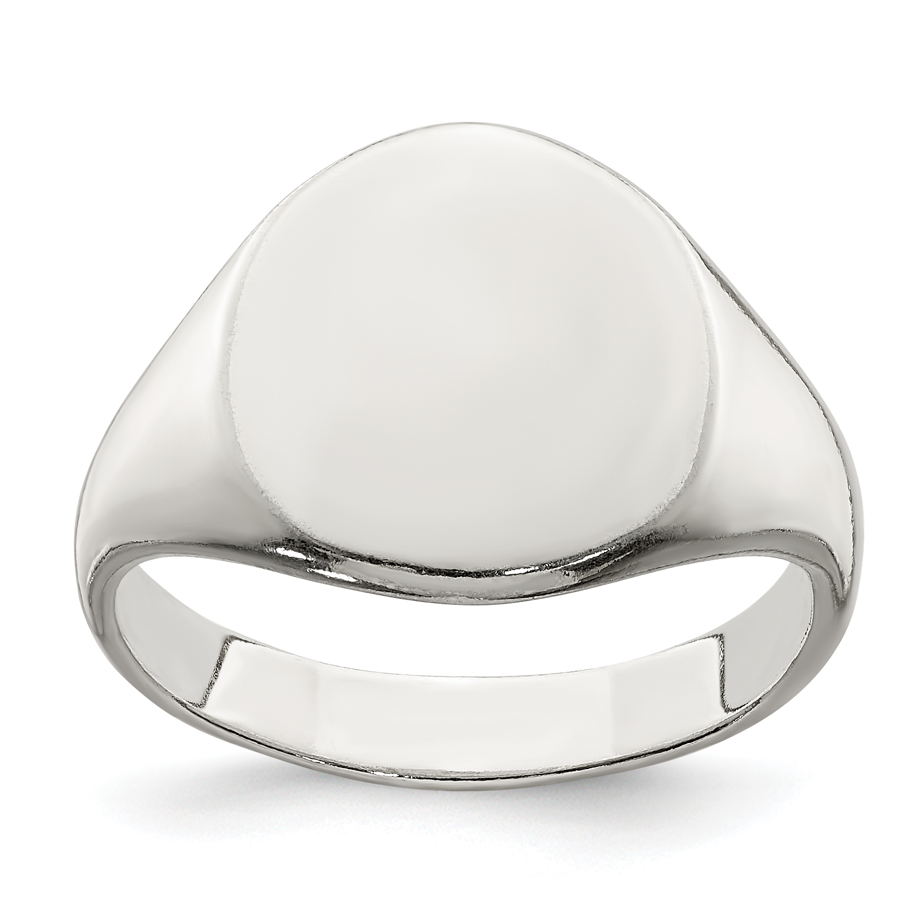 Sterling Silver Signet Ring (QR2471-6)