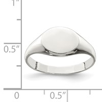 Sterling Silver Signet Ring view 3