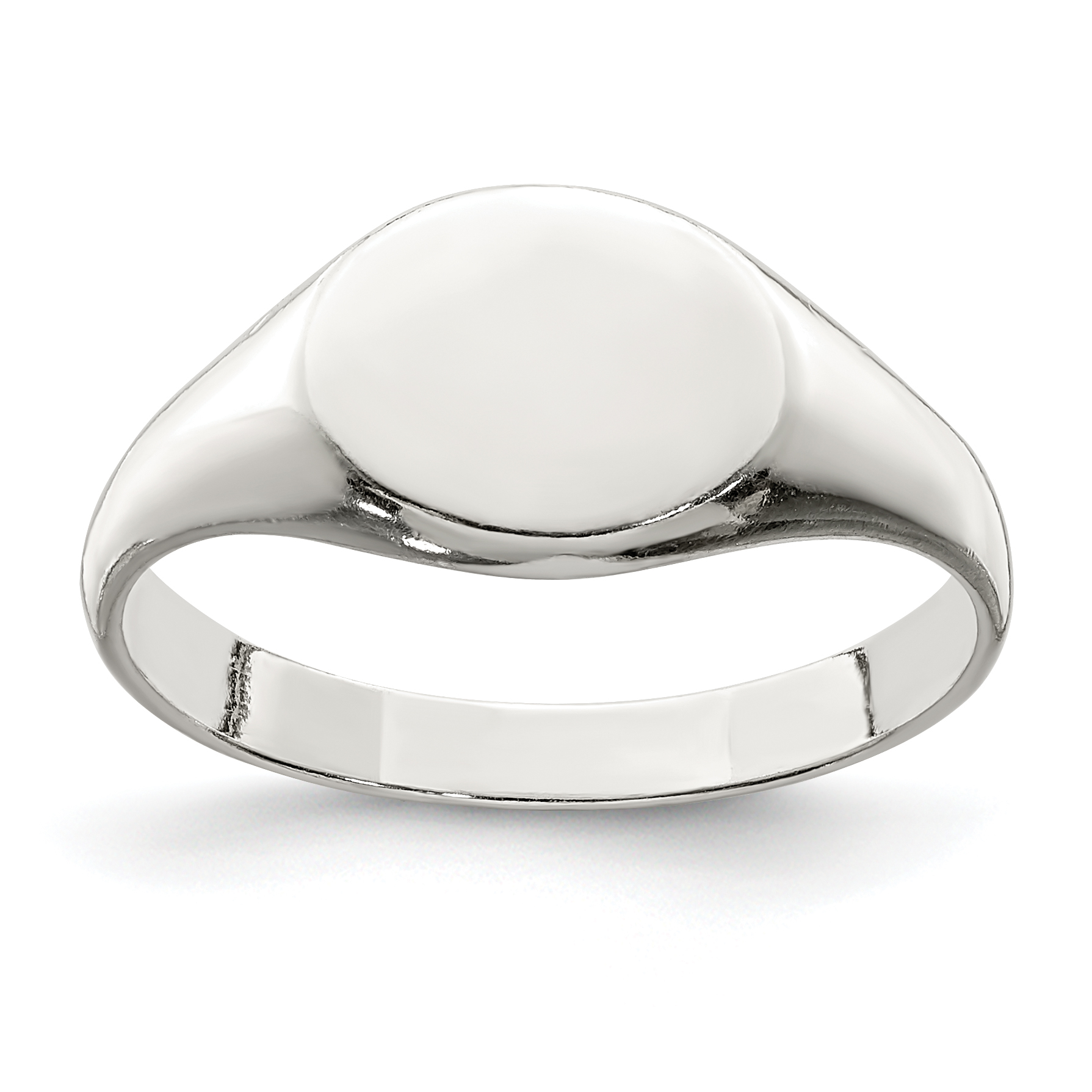 Sterling Silver Signet Ring (QR2472-6)