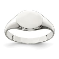Sterling Silver Signet Ring view 1