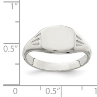 Sterling Silver Signet Ring view 3