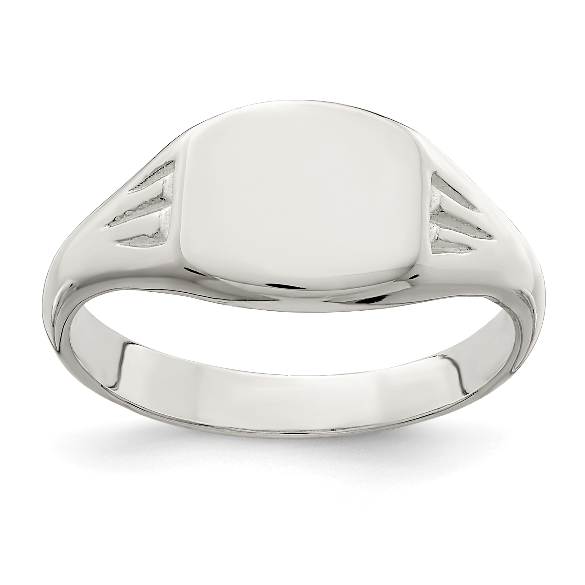Sterling Silver Signet Ring (QR2474-6)