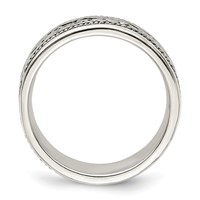 Sterling Silver Antiqued Band view 2