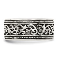 Sterling Silver Antiqued Band view 4