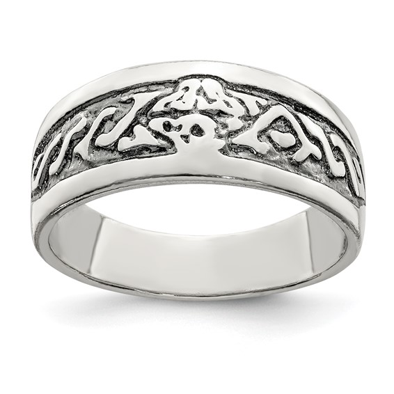 Sterling Silver Antiqued Ring
