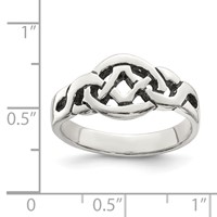 Sterling Silver Antiqued Ring view 3