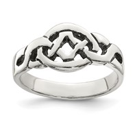 Sterling Silver Antiqued Ring view 1