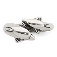 Sterling Silver Dolphin Ring view 5