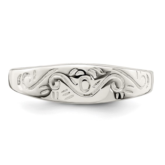 Sterling Silver Swirl Ring