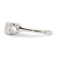 Sterling Silver Heart Ring view 4