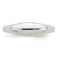 Sterling Silver Fancy Domed Ring view 5