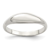 Sterling Silver Fancy Domed Ring view 1