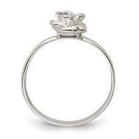Sterling Silver 8mm Rose Ring view 2