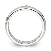 Sterling Silver Stellux Crystal Ring view 2