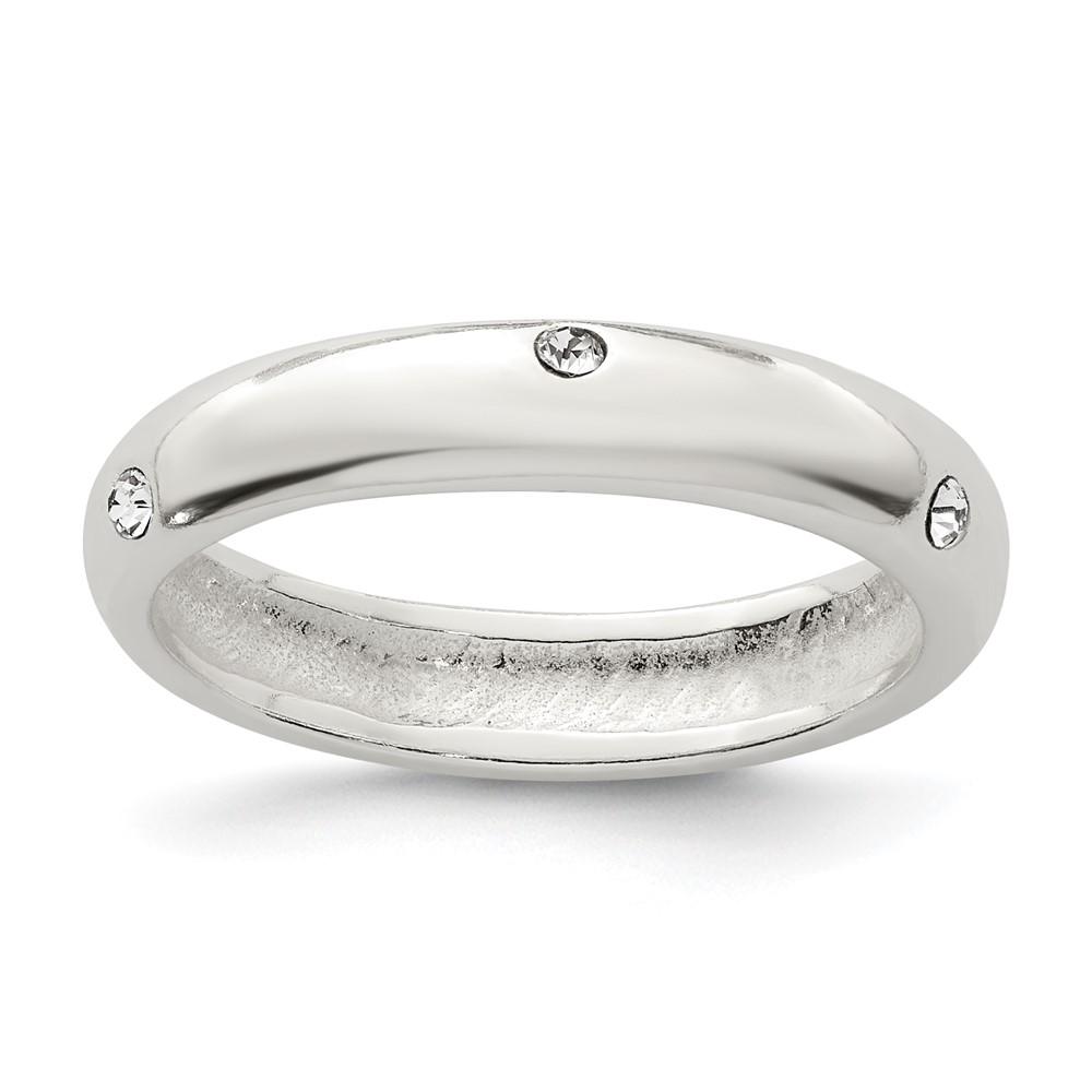 Sterling Silver Stellux Crystal Ring (QR4196-8)