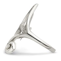 Sterling Silver Polished Ring view 4