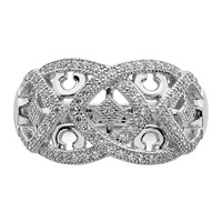 Sterling Silver Micro Pav? with Intricate Designs Ring view 5