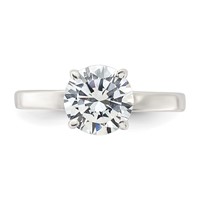 Sterling Silver Polished CZ Ring view 5