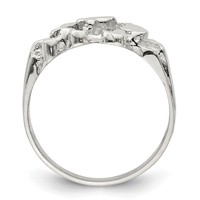 Sterling Silver Woman's Nugget Ring view 2