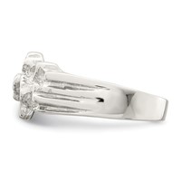 Sterling Silver Woman's Nugget Ring view 4