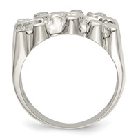 Sterling Silver Woman's Nugget Ring view 2