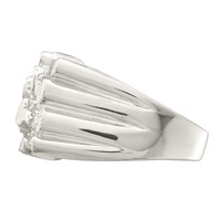 Sterling Silver Woman's Nugget Ring view 4