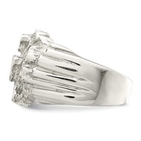 Sterling Silver Men's Nugget Ring view 4