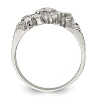 Sterling Silver Men's Nugget Ring view 2